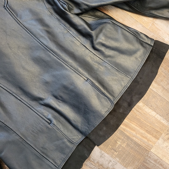 Vince Camuto 100% real lamb napa leather jacket - Picture 7 of 10